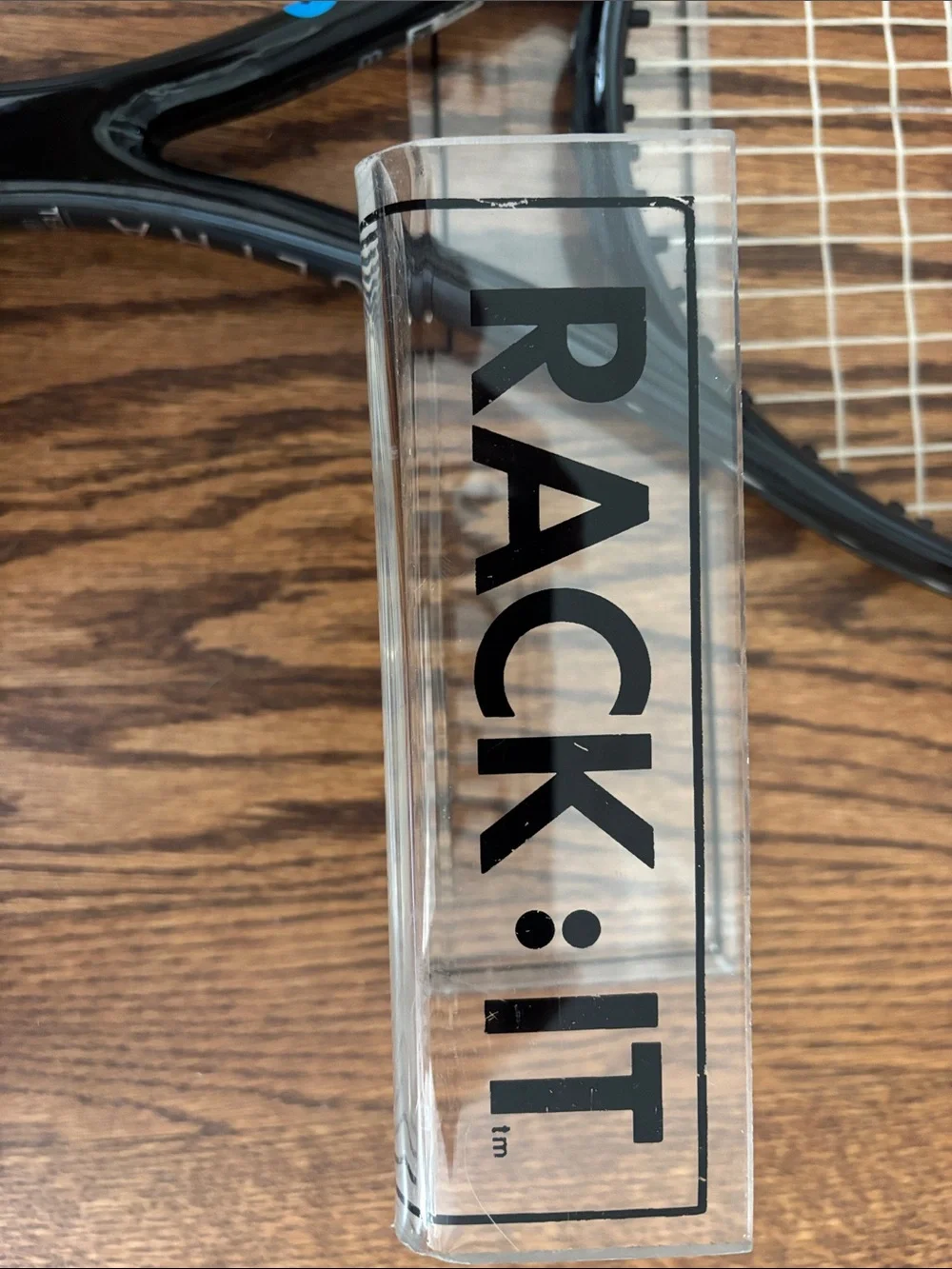 Lucite Tennis Rack-it Wall hanging organizer